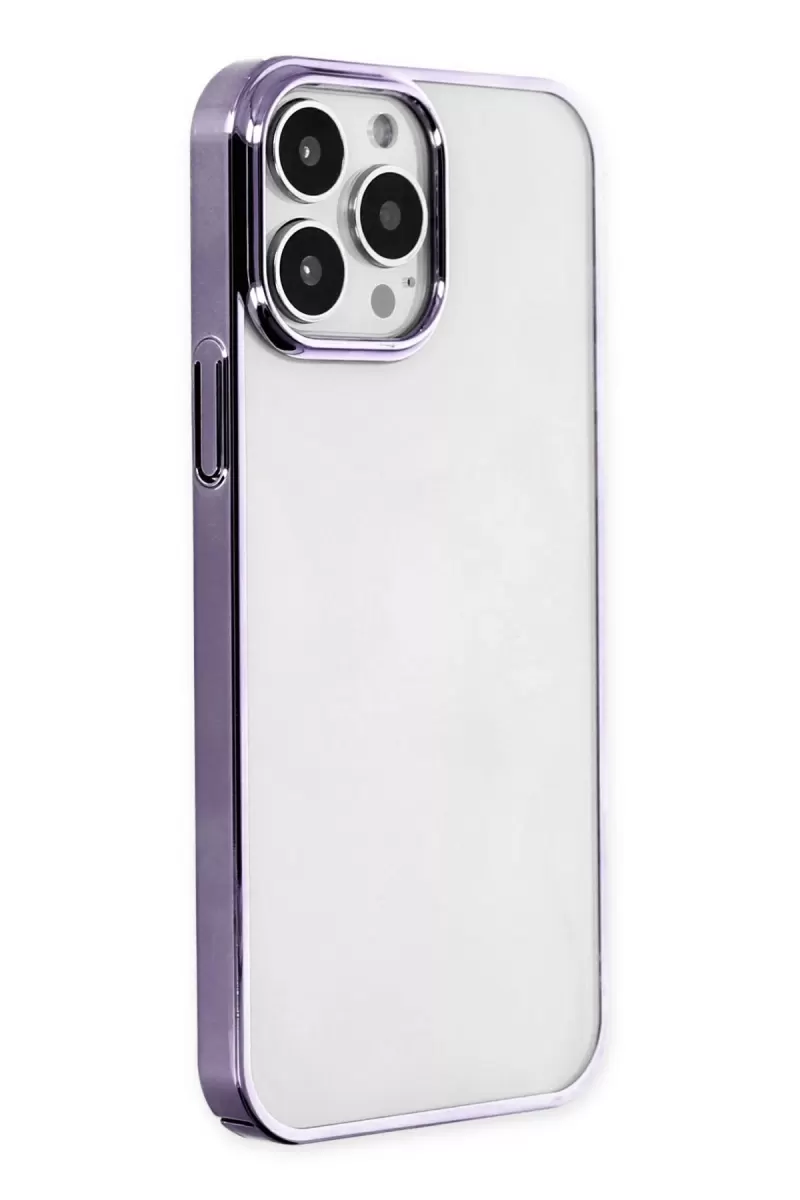Newface Apple iPhone 13 Pro Kılıf Element Silikon - Mor