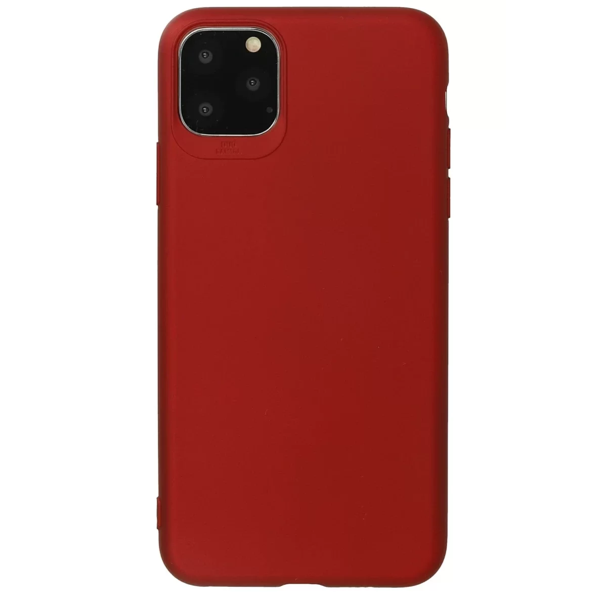 Newface Apple iPhone 11 Pro Max Kılıf First Silikon - Bordo