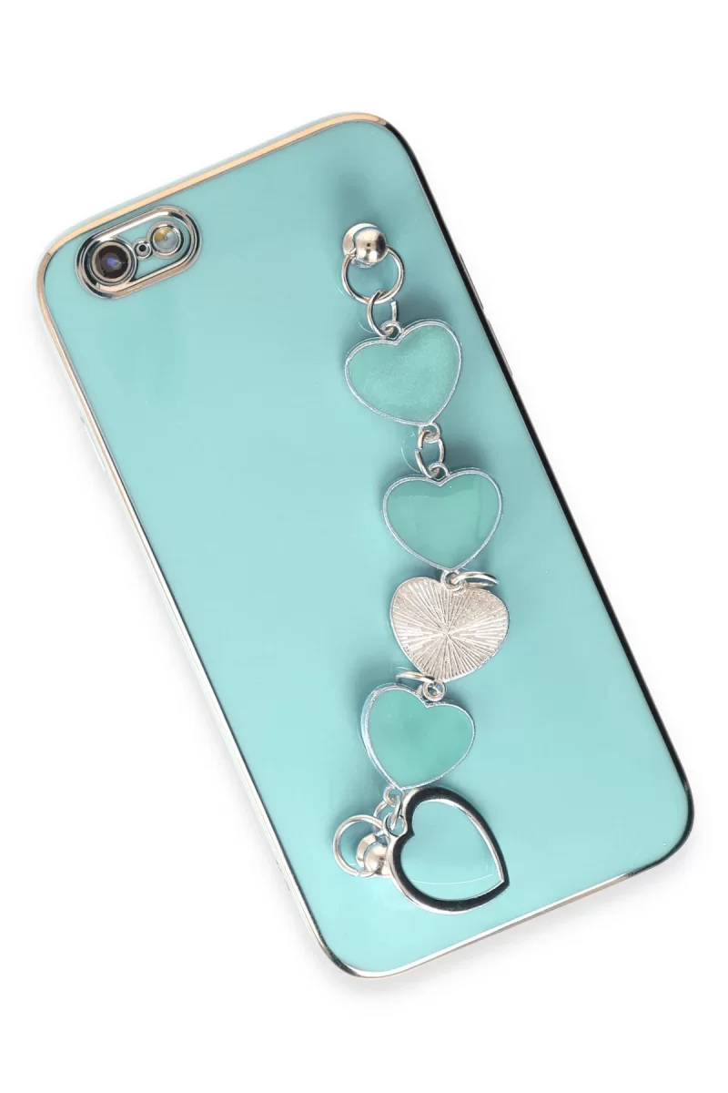 Newface Apple iPhone 6 Kılıf Esila Silikon - Su Yeşili
