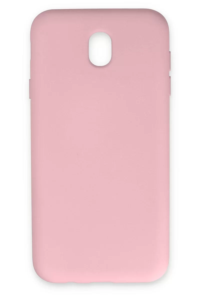 Newface Samsung Galaxy J7 Pro / J730 Kılıf Nano içi Kadife Silikon - Pudra