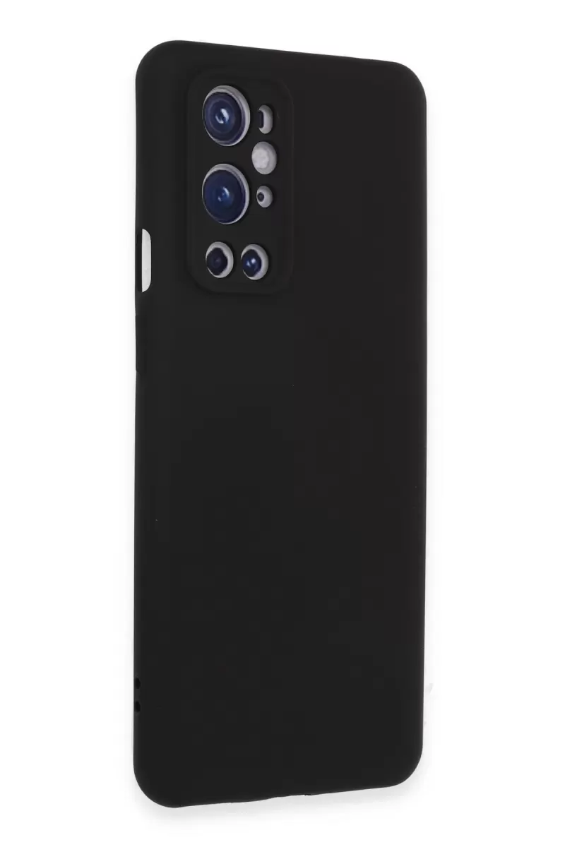 Newface One Plus 9 Pro Kılıf Nano içi Kadife Silikon - Siyah