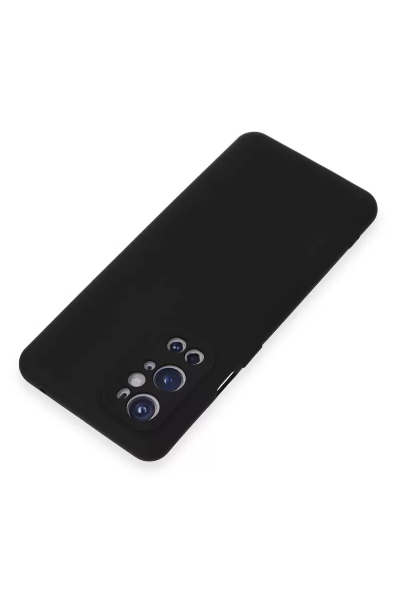 Newface One Plus 9 Pro Kılıf Nano içi Kadife Silikon - Siyah