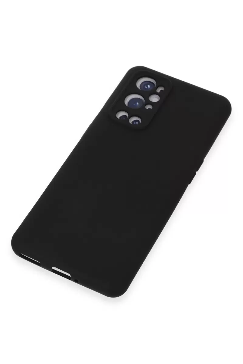 Newface One Plus 9 Pro Kılıf Nano içi Kadife Silikon - Siyah