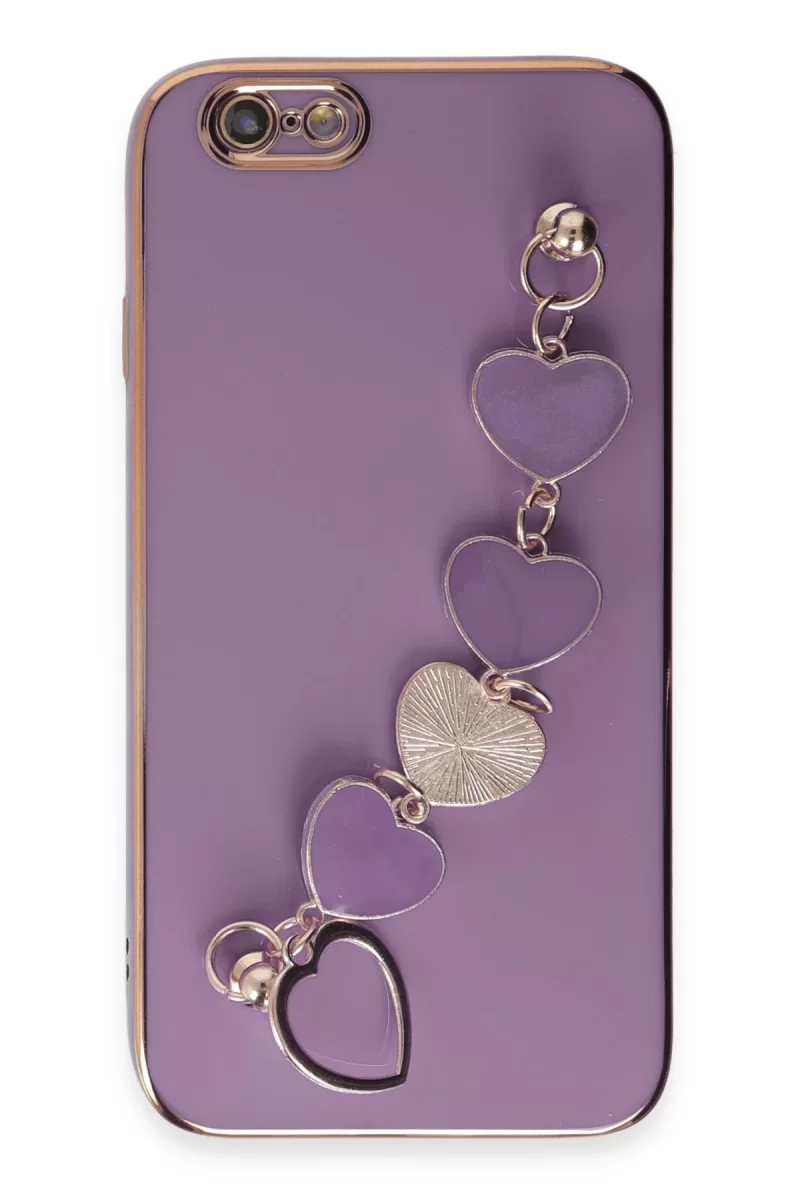 Newface Apple iPhone 6 Kılıf Esila Silikon - Mor