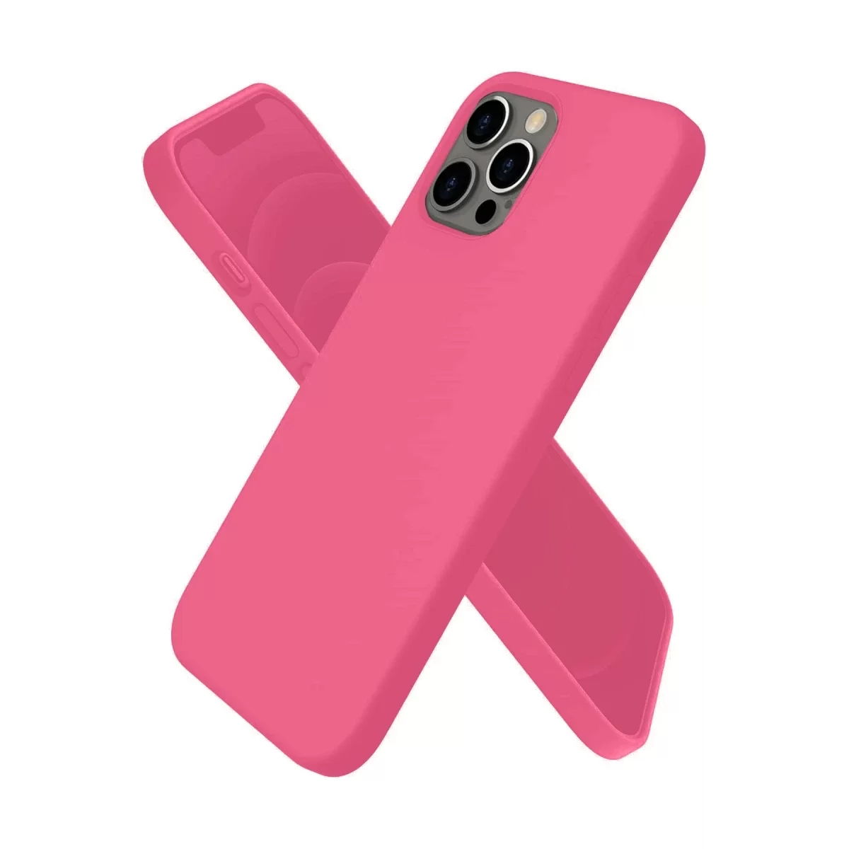 Newface Apple iPhone 12 Pro Kılıf First Silikon - Pembe