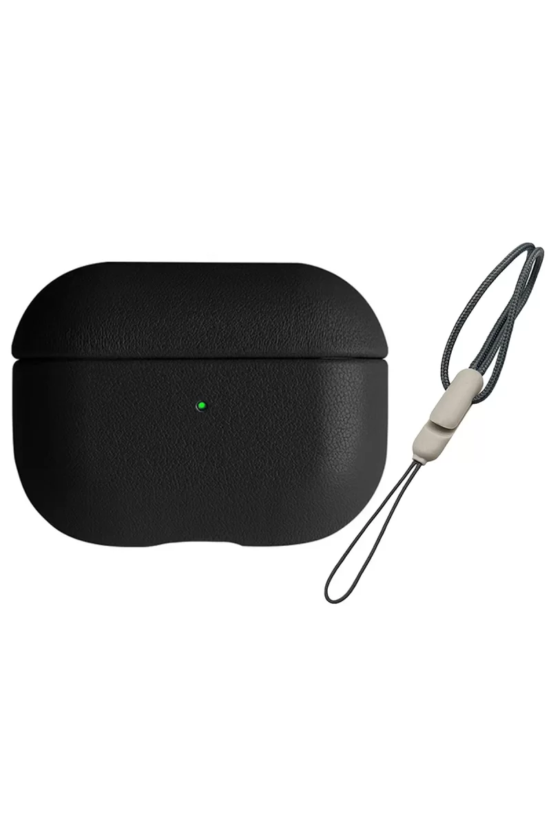 Newface Apple Airpods 3 (3.nesil) 405 Deri Kılıf - Siyah