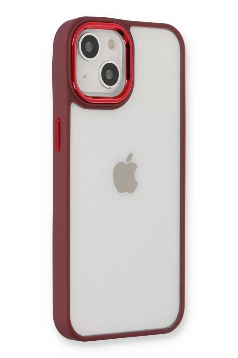 Newface Apple iPhone 14 Plus Kılıf Dora Kapak - Kırmızı