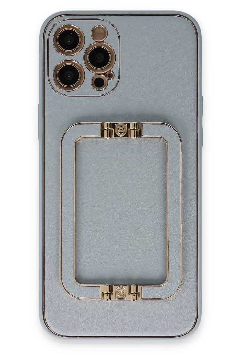 Newface Apple iPhone 12 Pro Max Kılıf Coco Elit Kapak - Turkuaz