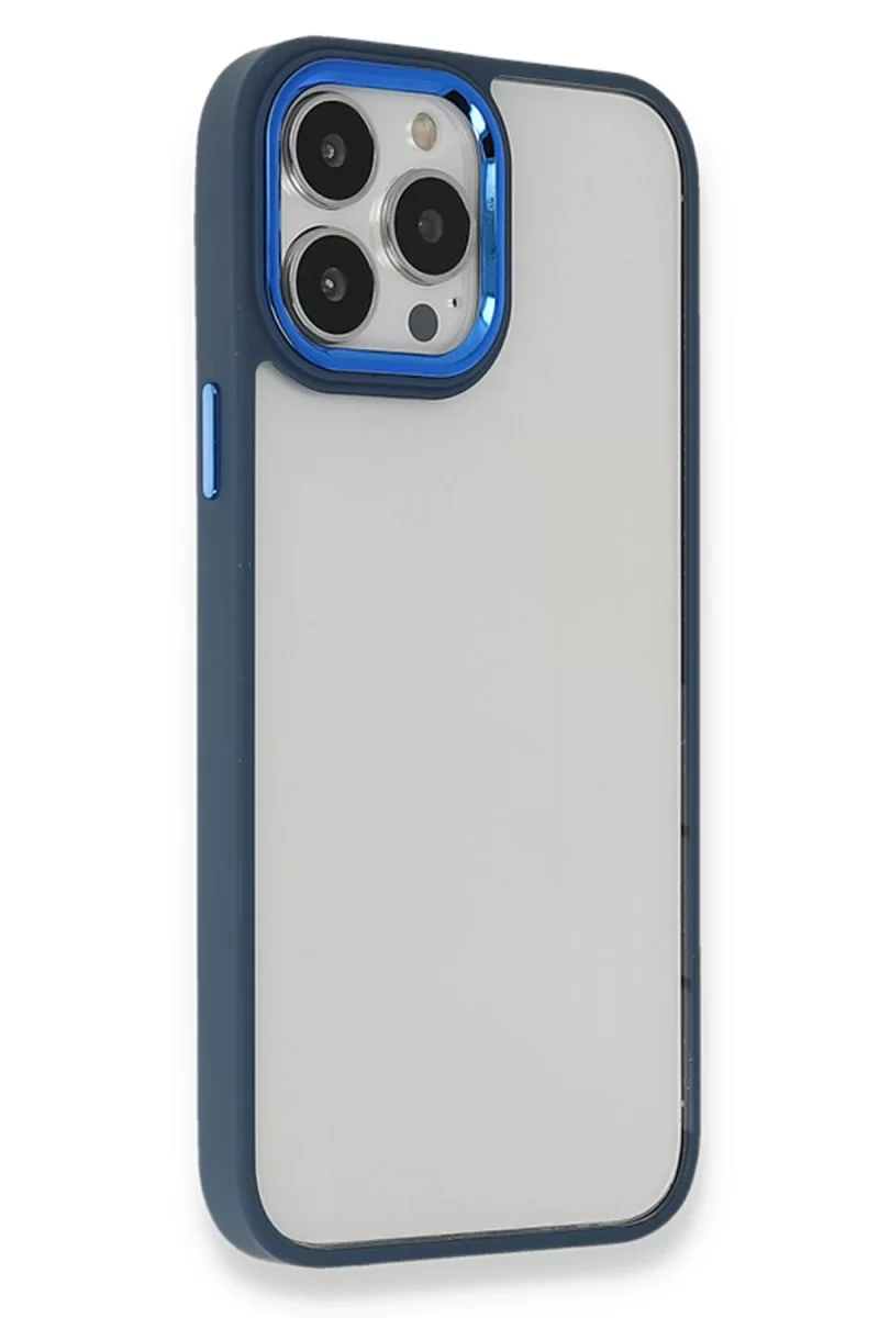 Newface Apple iPhone 14 Pro Kılıf Dora Kapak - Mavi