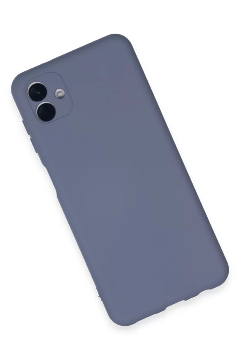 Newface Samsung Galaxy A04E Kılıf Nano içi Kadife Silikon - Gri