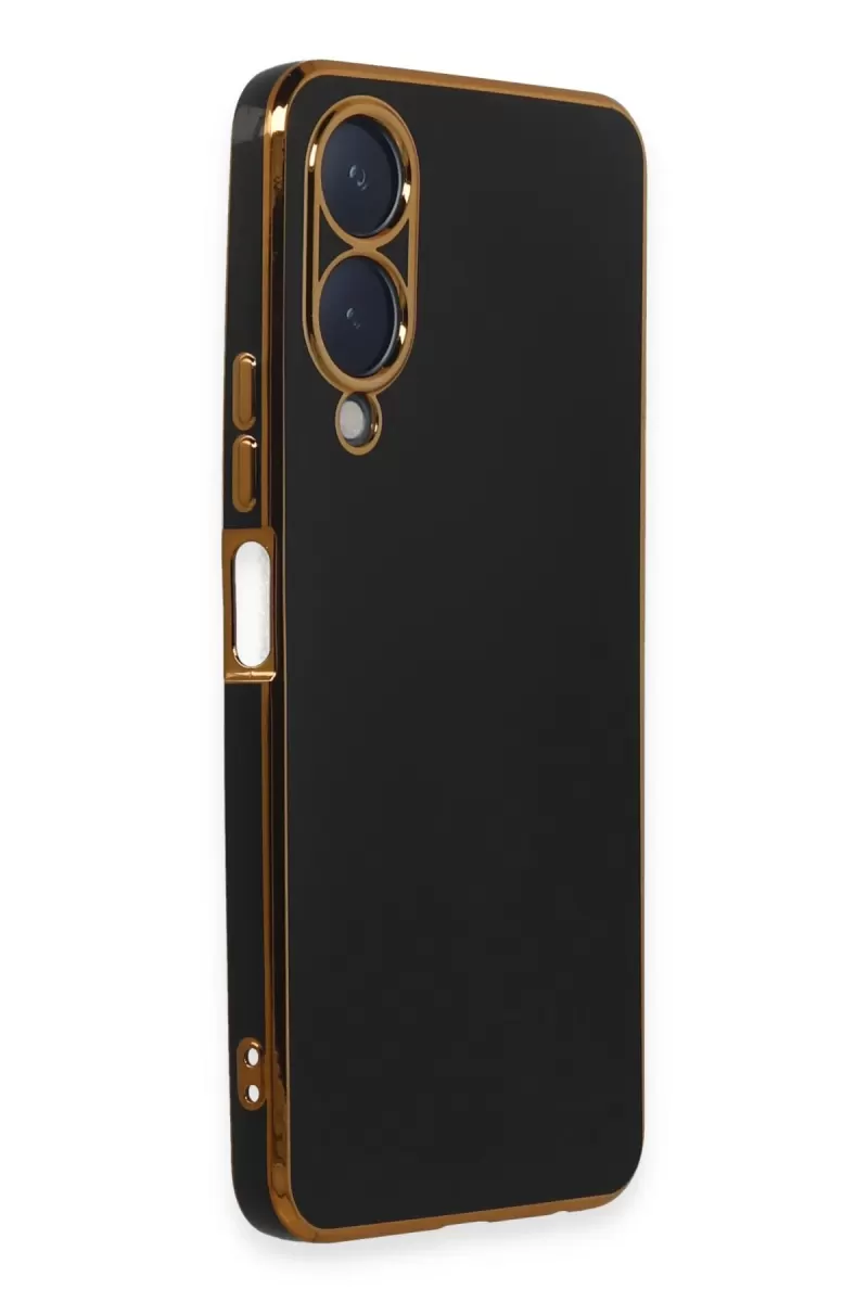 Newface Vivo Y17S Kılıf Volet Silikon - Siyah