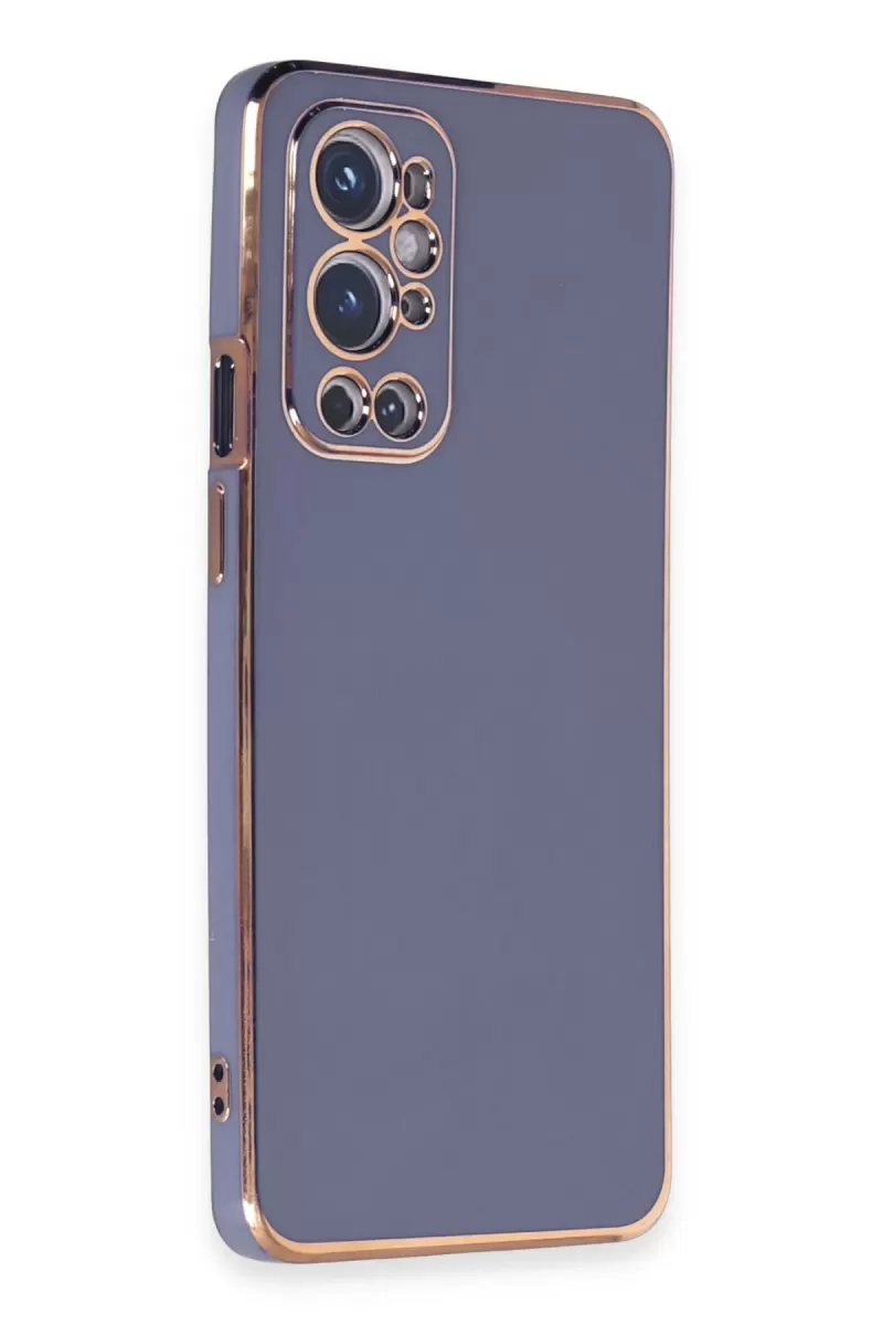 Newface One Plus 9 Pro Kılıf Volet Silikon - Mavi