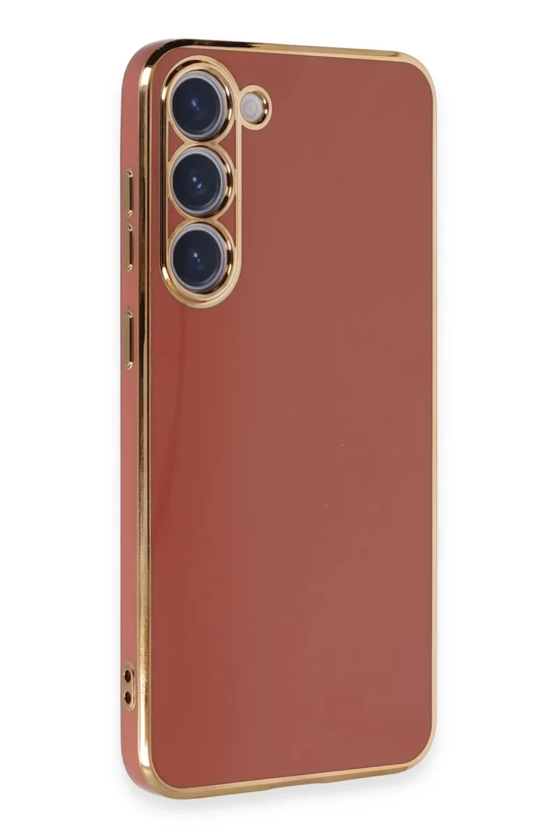 Newface Samsung Galaxy S23 Kılıf Volet Silikon - Kırmızı