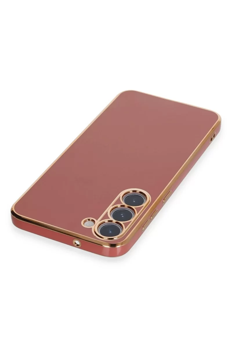 Newface Samsung Galaxy S23 Kılıf Volet Silikon - Kırmızı