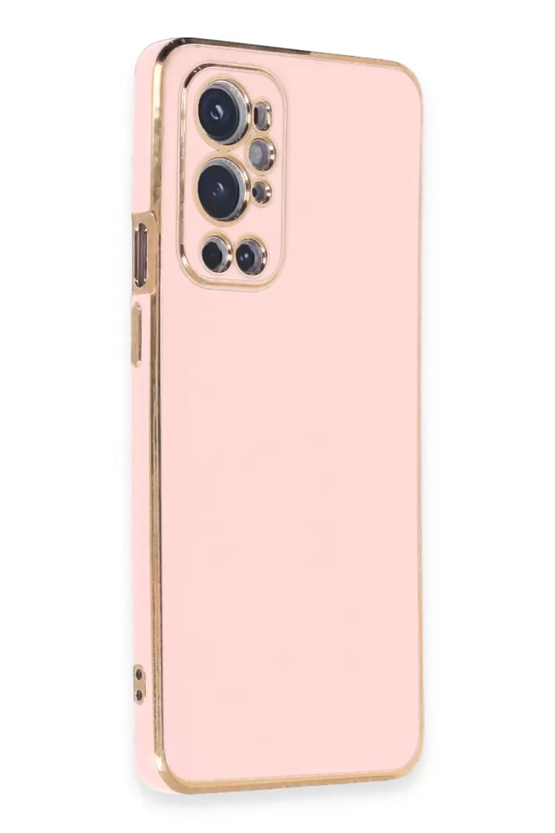 Newface One Plus 9 Pro Kılıf Volet Silikon - Pembe