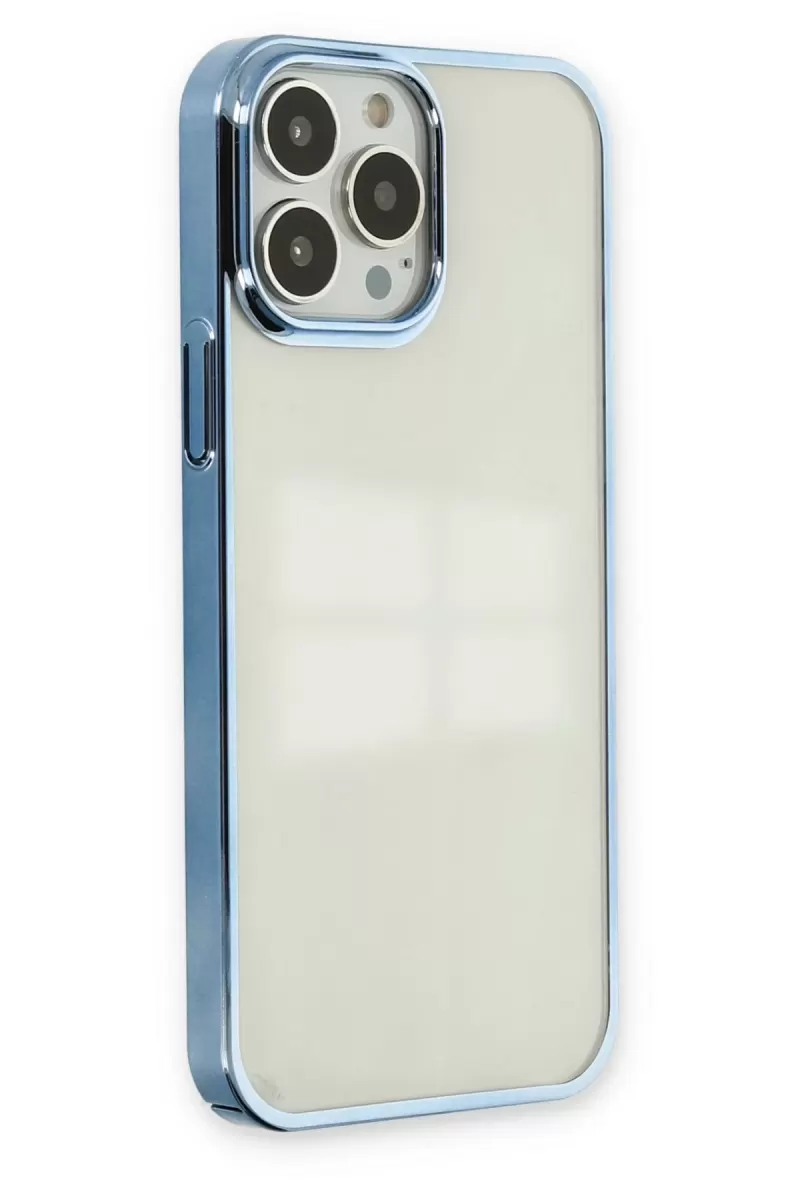 Newface Apple iPhone 14 Pro Kılıf Element Silikon - Sky Blue