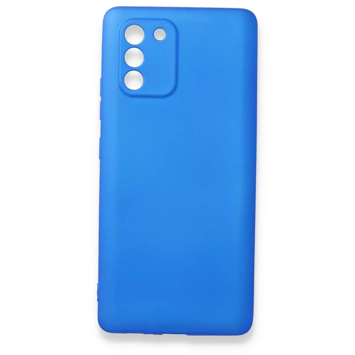 Newface Samsung Galaxy A91 / S10 Lite Kılıf First Silikon - Mavi
