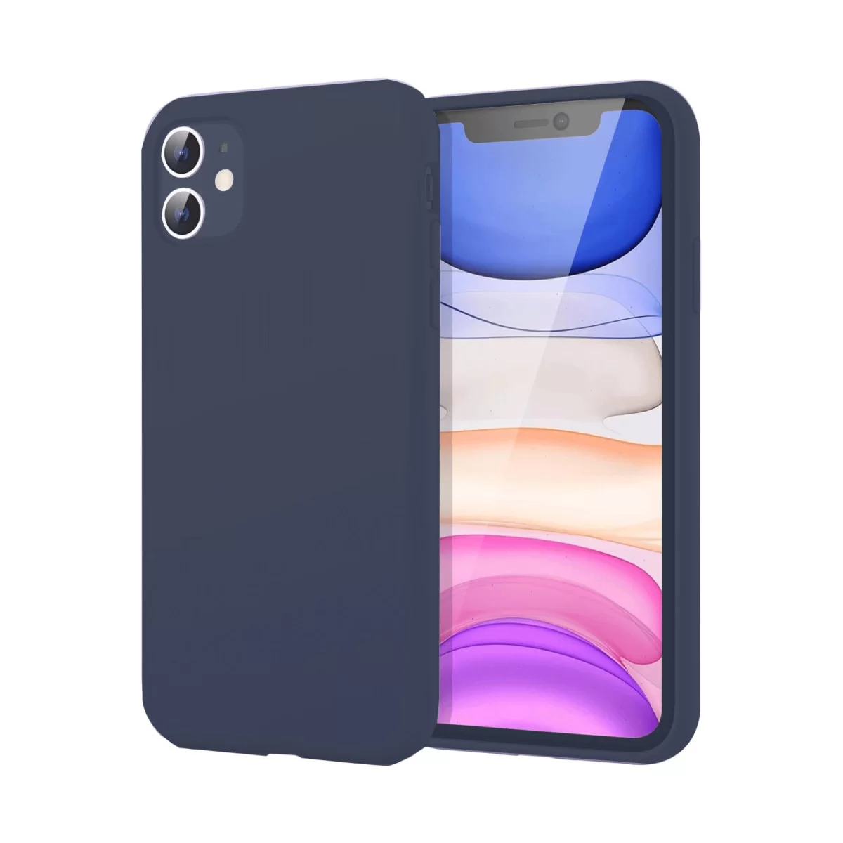 Newface Apple iPhone 11 Kılıf First Silikon - Lacivert