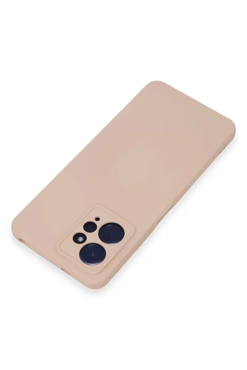 Newface Xiaomi Redmi Note 12 4G Kılıf Nano içi Kadife Silikon - Pudra