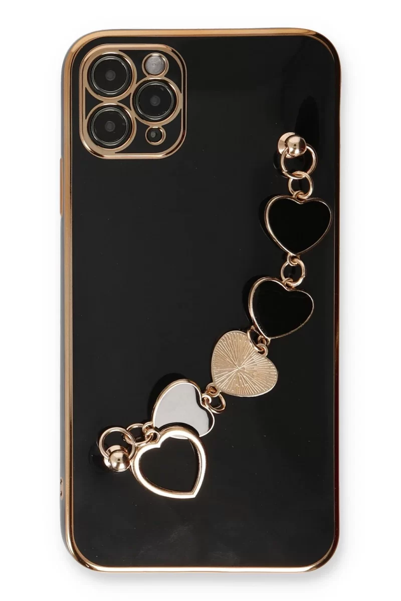 Newface Apple iPhone 11 Pro Kılıf Esila Silikon - Siyah
