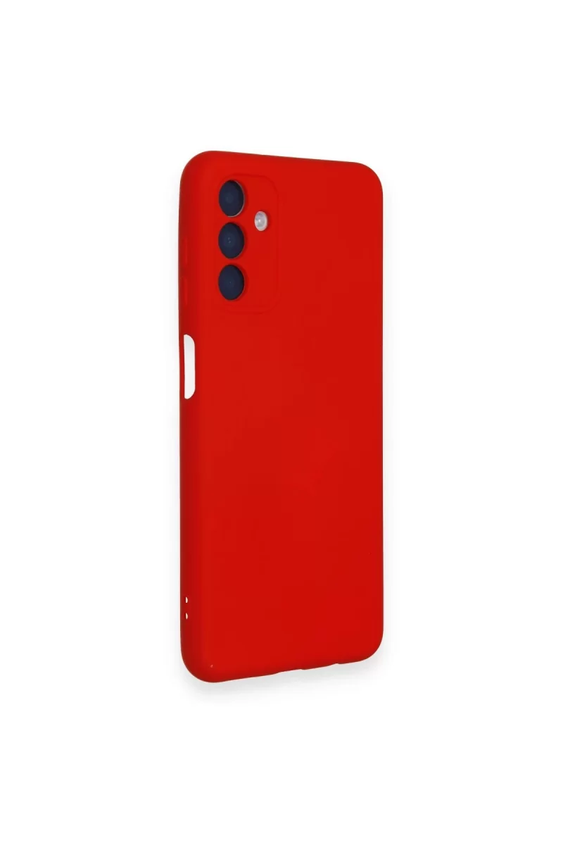 Newface Samsung Galaxy A14 4G Kılıf Nano içi Kadife Silikon - Kırmızı