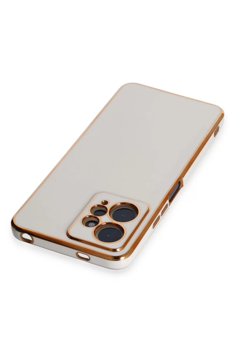 Newface Xiaomi Redmi Note 12 4G Kılıf Volet Silikon - Beyaz
