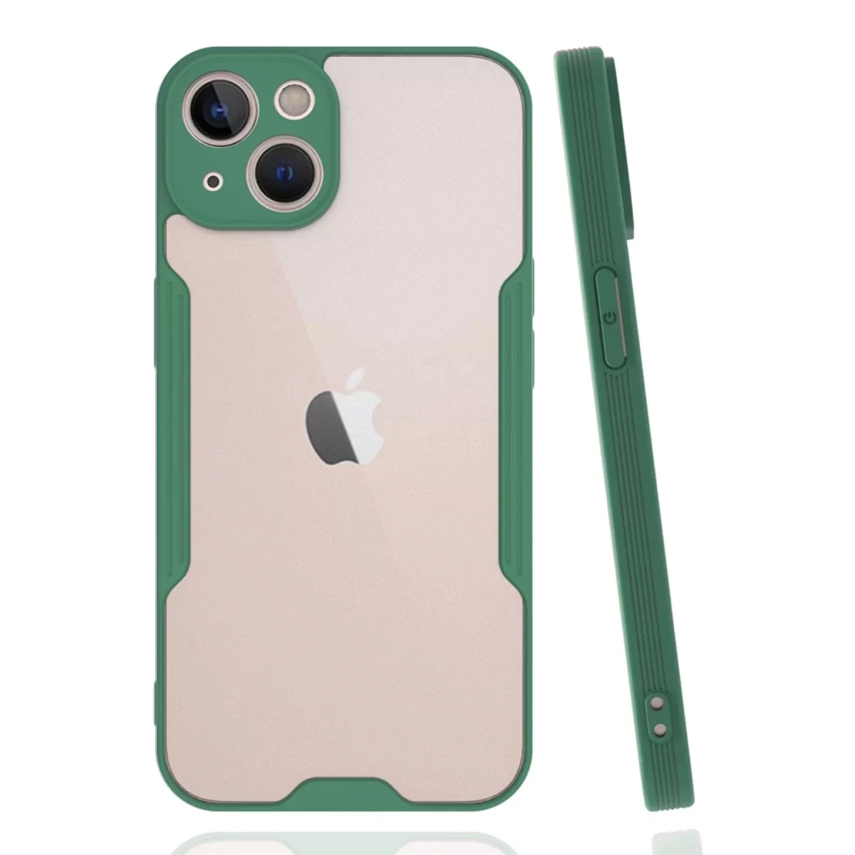 Newface Apple iPhone 14 Plus Kılıf Platin Silikon - Yeşil