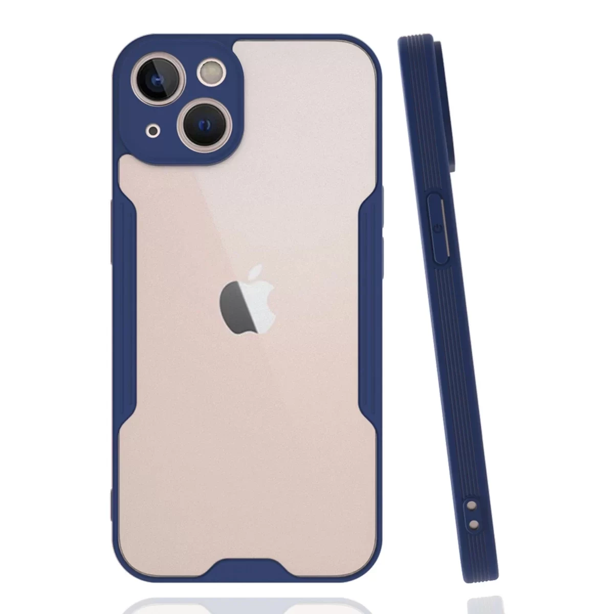 Newface Apple iPhone 14 Plus Kılıf Platin Silikon - Lacivert