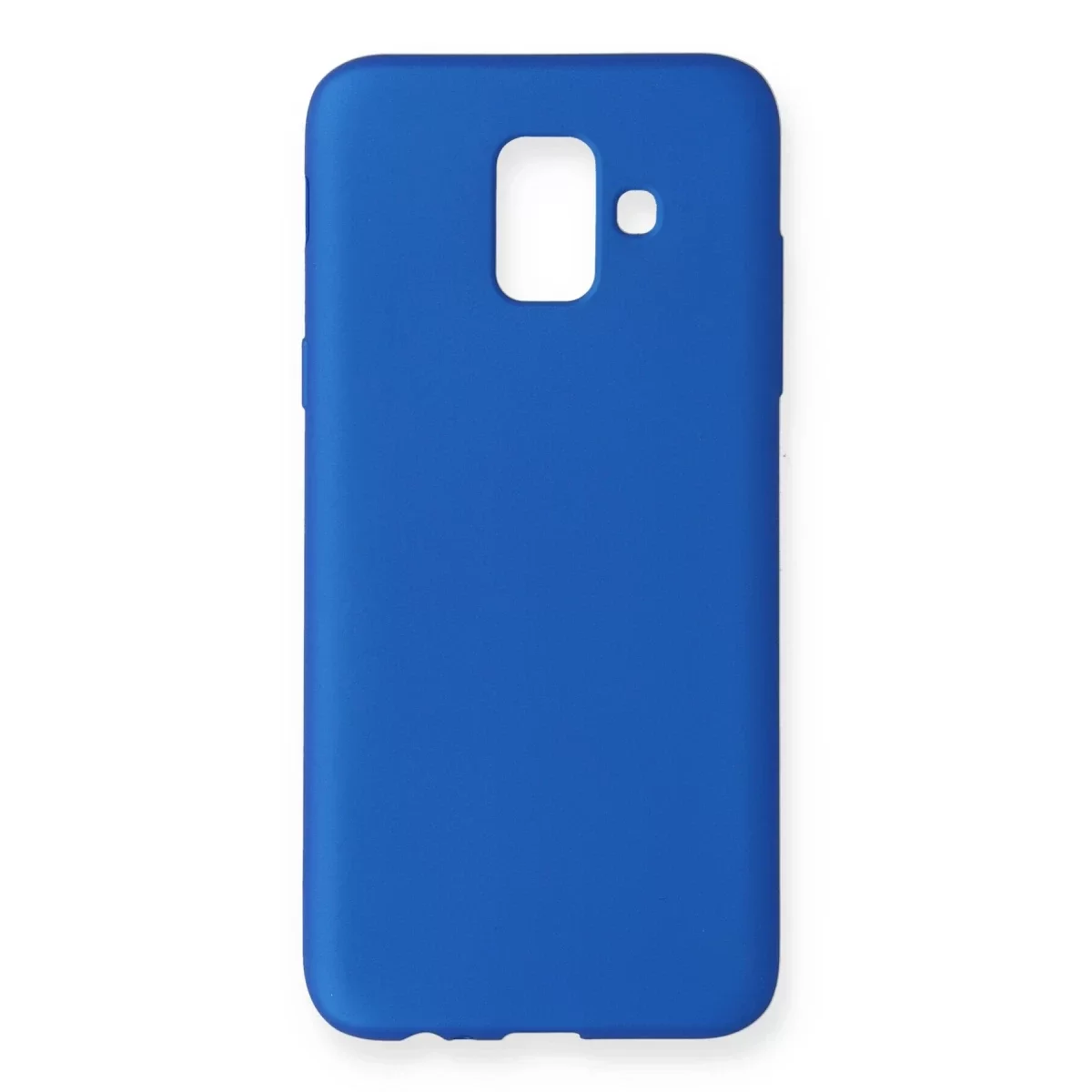 Newface Samsung Galaxy A6 2018 Kılıf First Silikon - Mavi