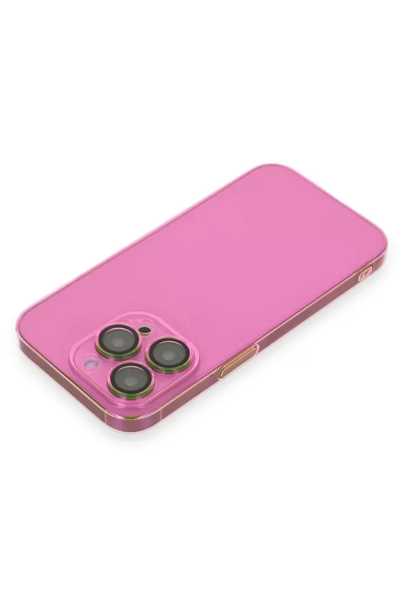 Newface Apple iPhone 13 Pro Kılıf Armada Lensli Kapak - Pembe