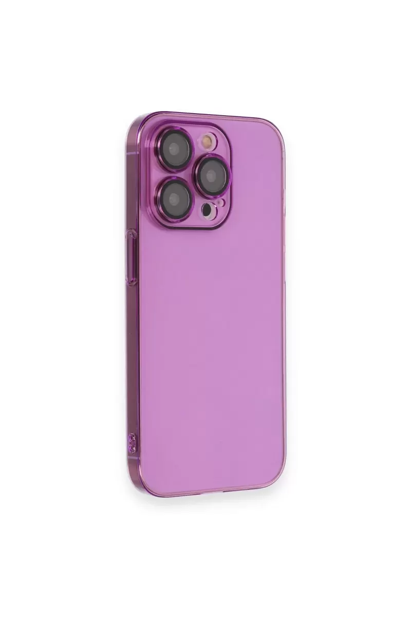 Newface Apple iPhone 14 Pro Kılıf Armada Lensli Kapak - Mor