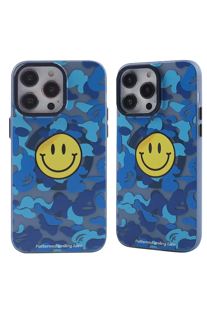 Newface Apple iPhone 14 Pro Kılıf Apollo Magneticsafe Desenli Kapak - Apollo Mavi - 1