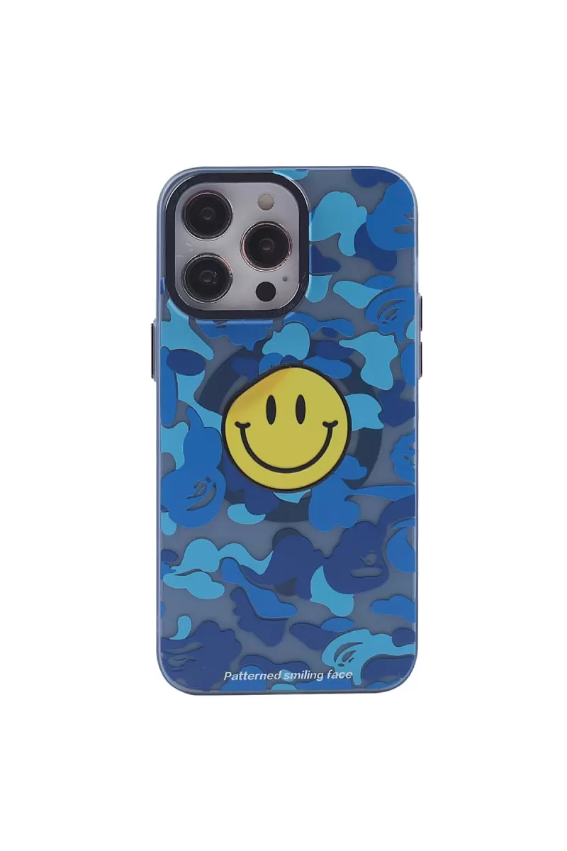 Newface Apple iPhone 14 Pro Kılıf Apollo Magneticsafe Desenli Kapak - Apollo Mavi - 1