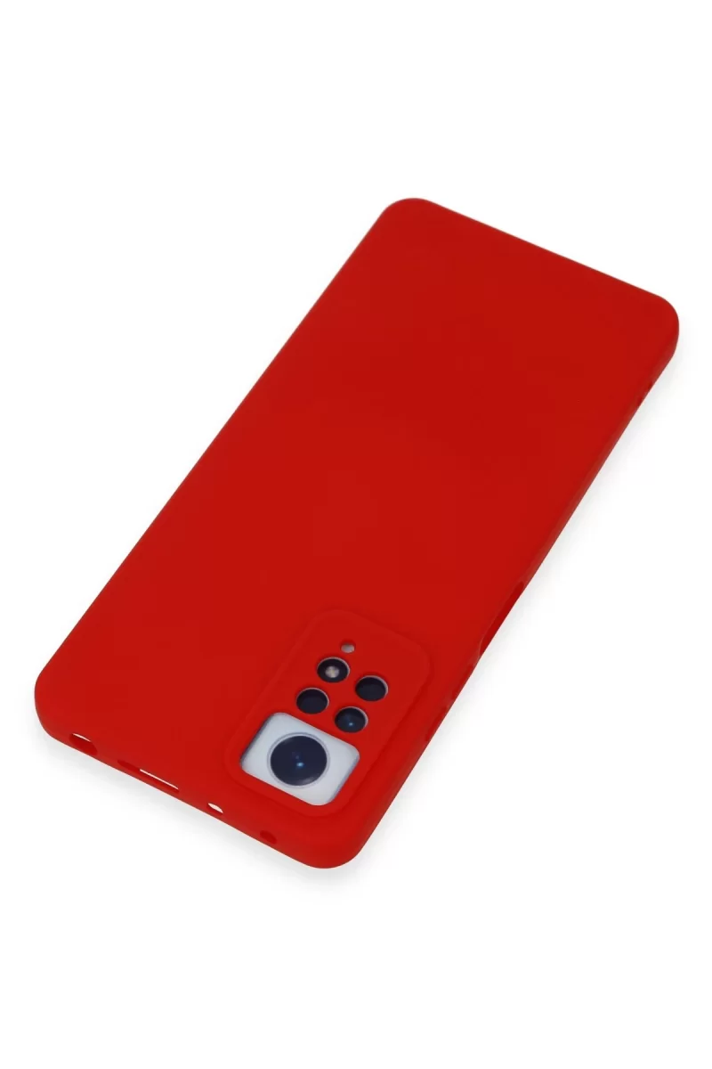 Newface Xiaomi Redmi Note 12 Pro 4G Kılıf Nano içi Kadife Silikon - Kırmızı