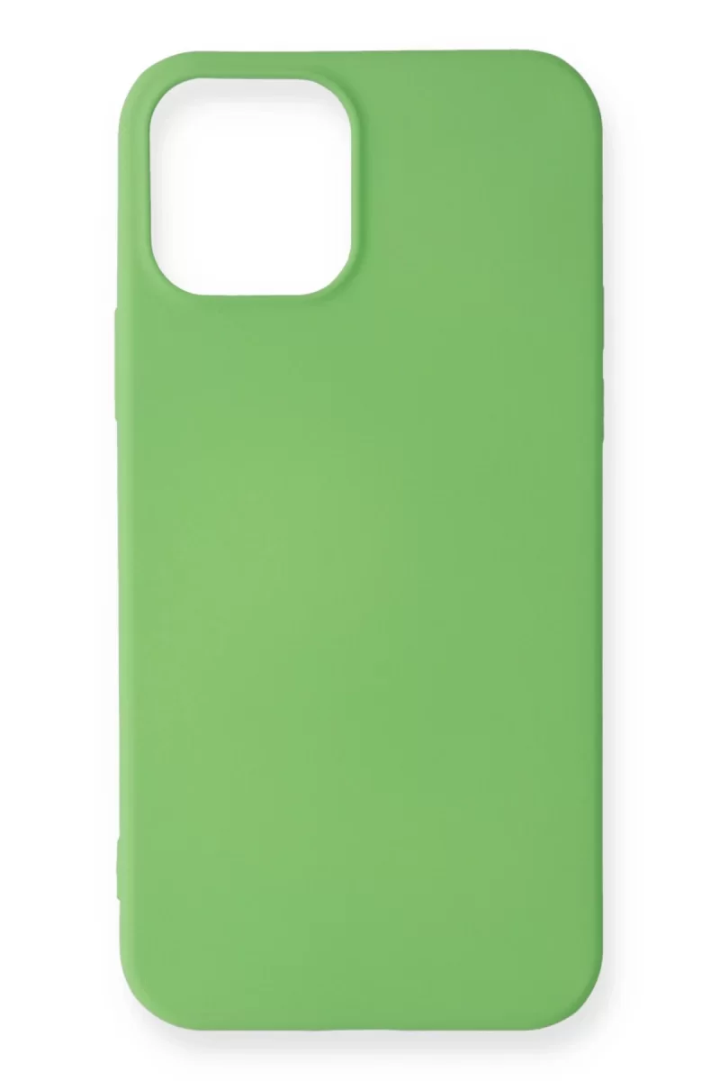 Newface Apple iPhone 12 Mini Kılıf First Silikon - Yeşil