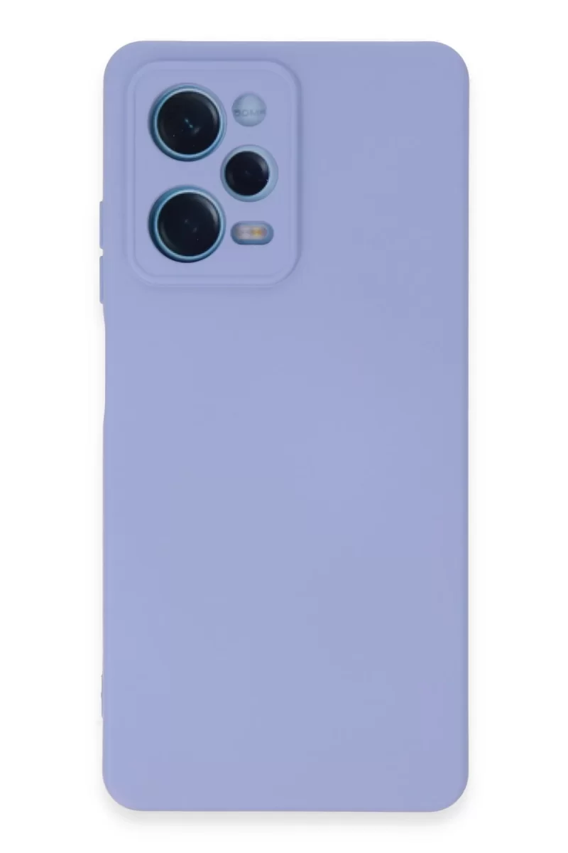 Newface Xiaomi Redmi Note 12 Pro 5G Kılıf Nano içi Kadife Silikon - Lila