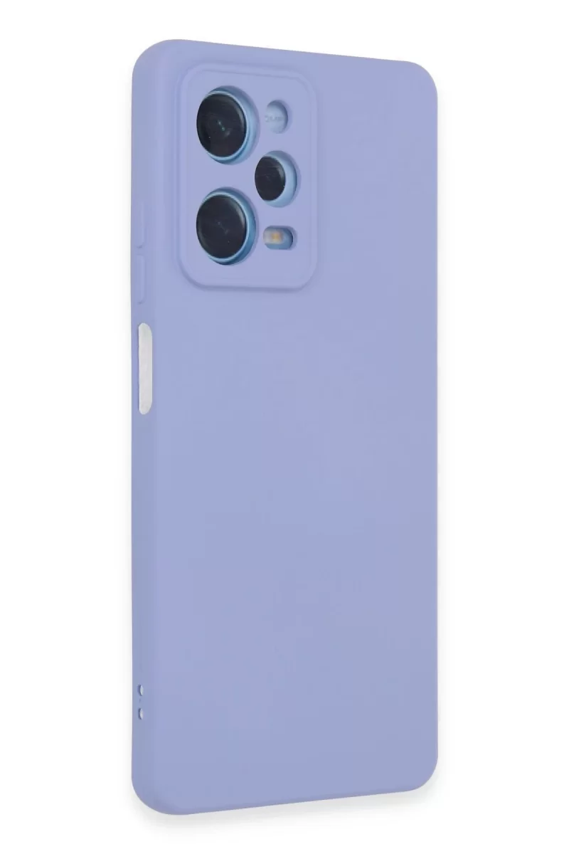 Newface Xiaomi Redmi Note 12 Pro 5G Kılıf Nano içi Kadife Silikon - Lila