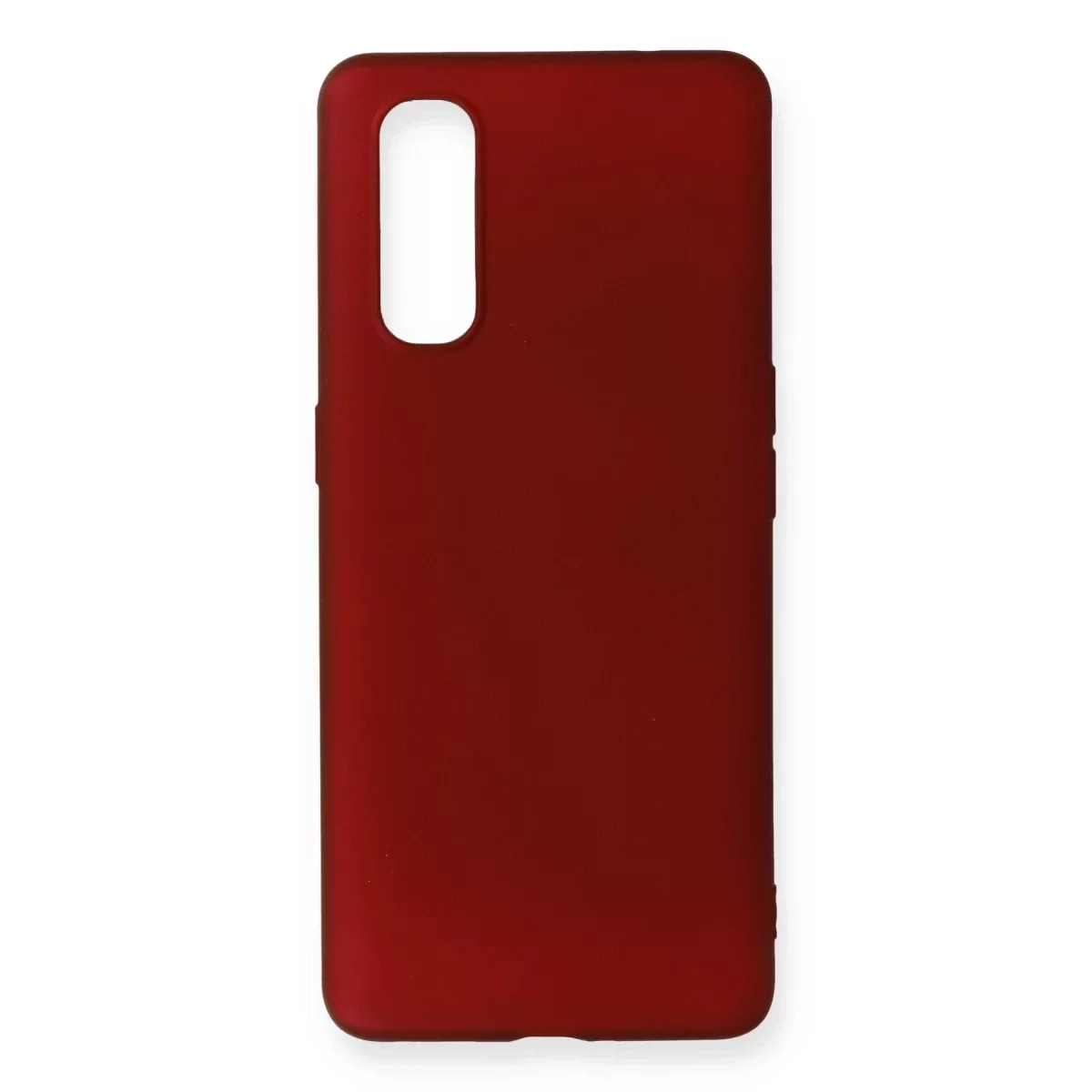 Newface Oppo Find X2 Kılıf First Silikon - Bordo