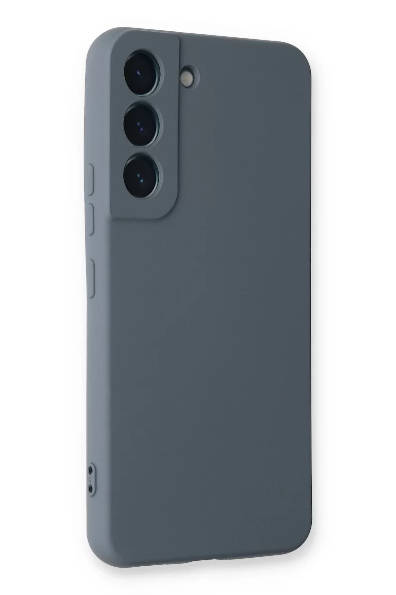 Newface Samsung Galaxy S22 Plus Kılıf Nano içi Kadife Silikon - Gri