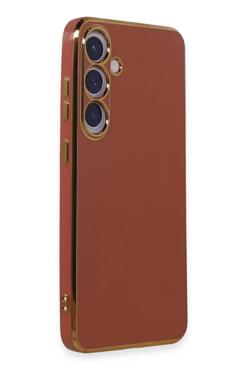 Newface Samsung Galaxy S24 Kılıf Volet Silikon - Kırmızı