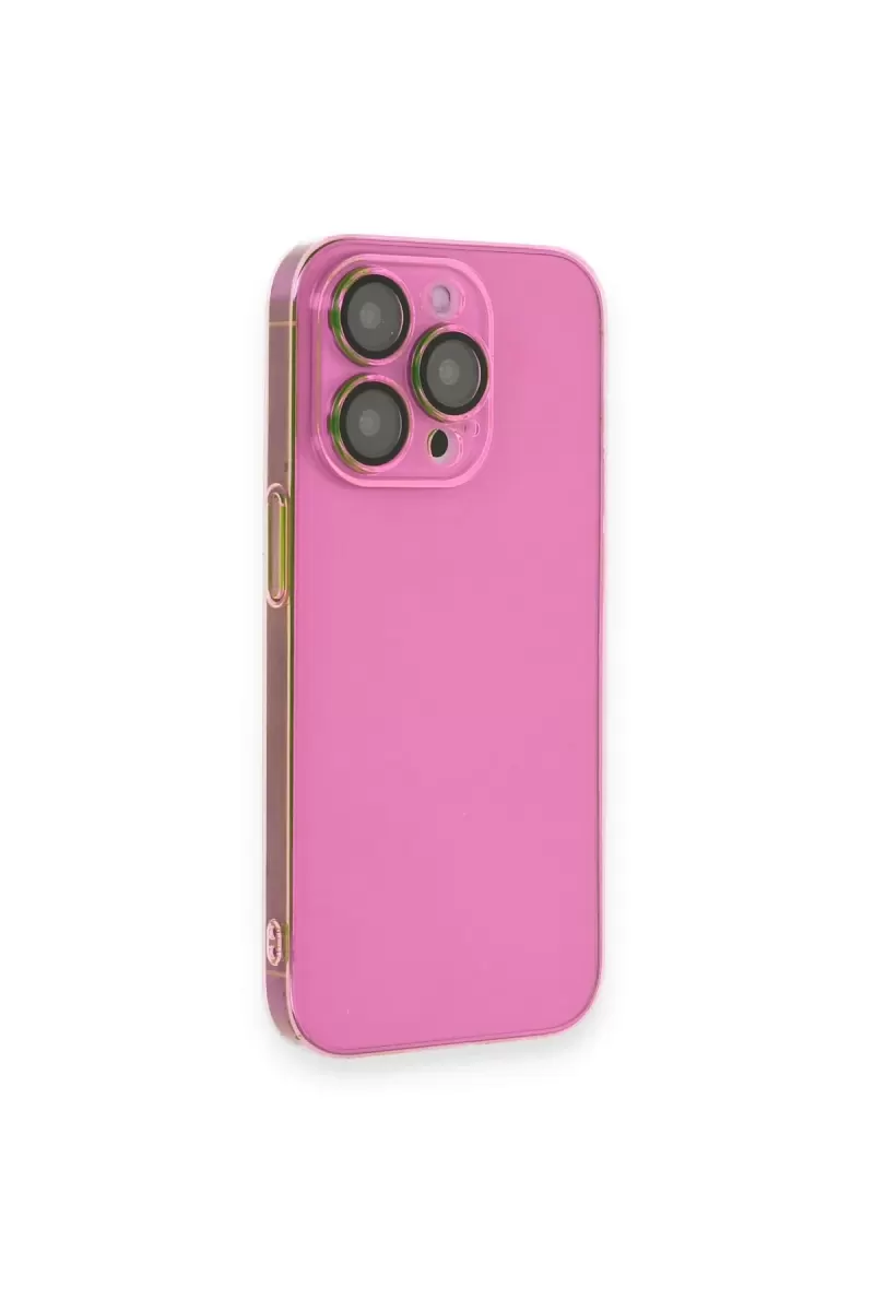 Newface Apple iPhone 14 Pro Kılıf Armada Lensli Kapak - Pembe