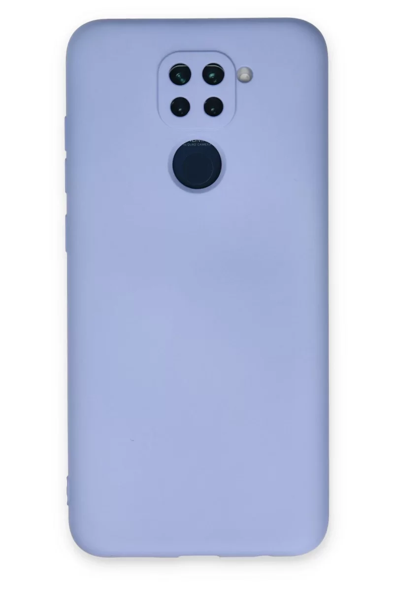 Newface Xiaomi Redmi Note 9 Kılıf Nano içi Kadife Silikon - Lila
