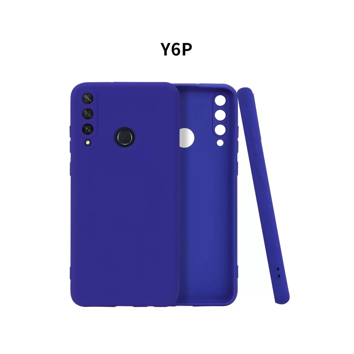 Newface Huawei Y6P Kılıf First Silikon - Lacivert