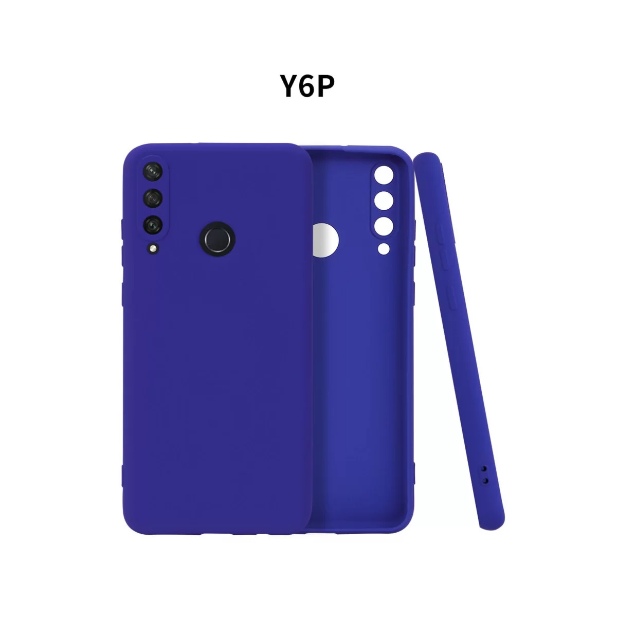 Newface Huawei Y6P Kılıf First Silikon - Lacivert