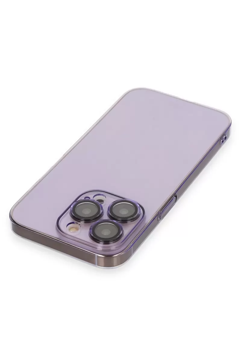 Newface Apple iPhone 13 Pro Max Kılıf Armada Lensli Kapak - Lila