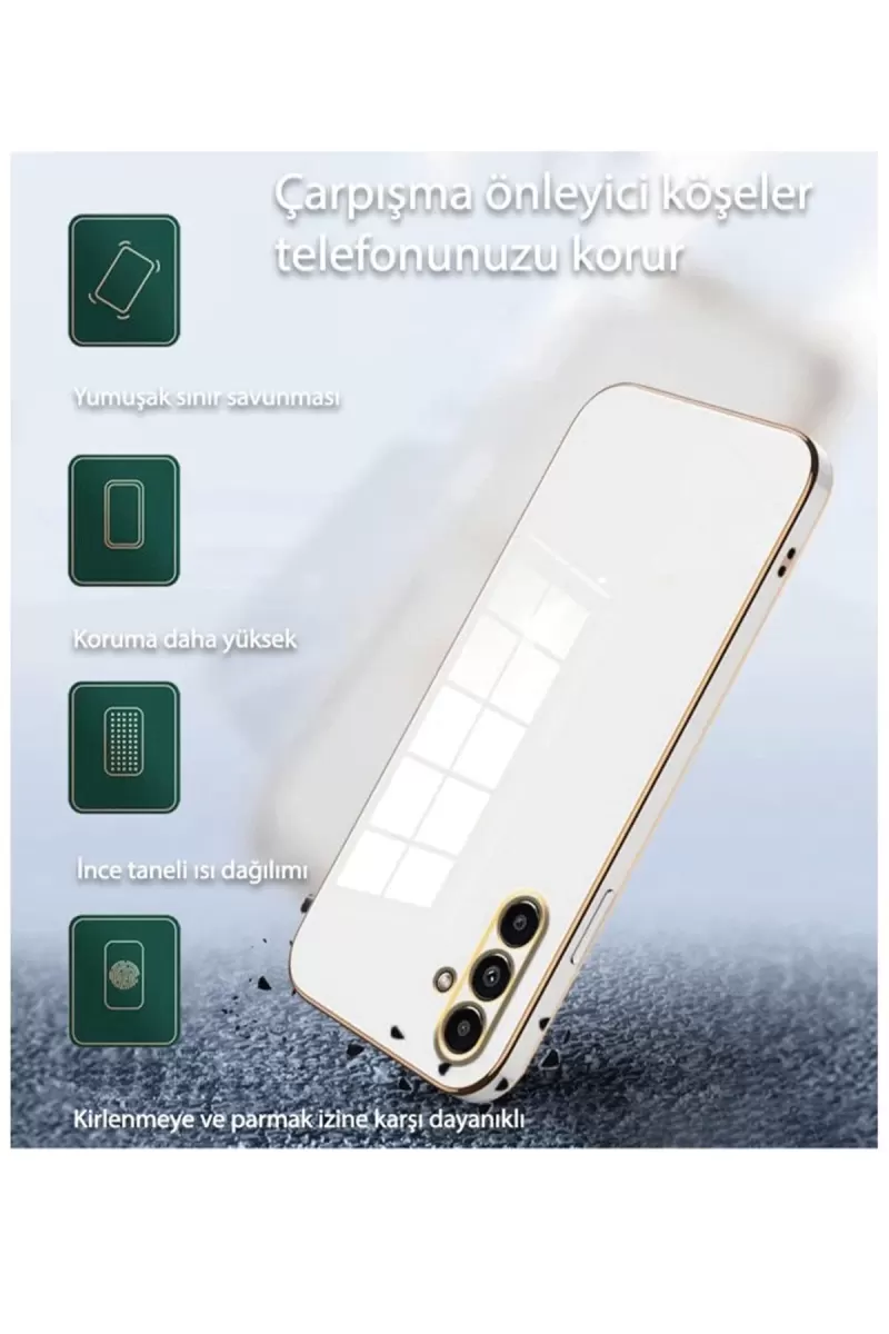 Newface Samsung Galaxy S24 Ultra Kılıf Volet Silikon - Mor