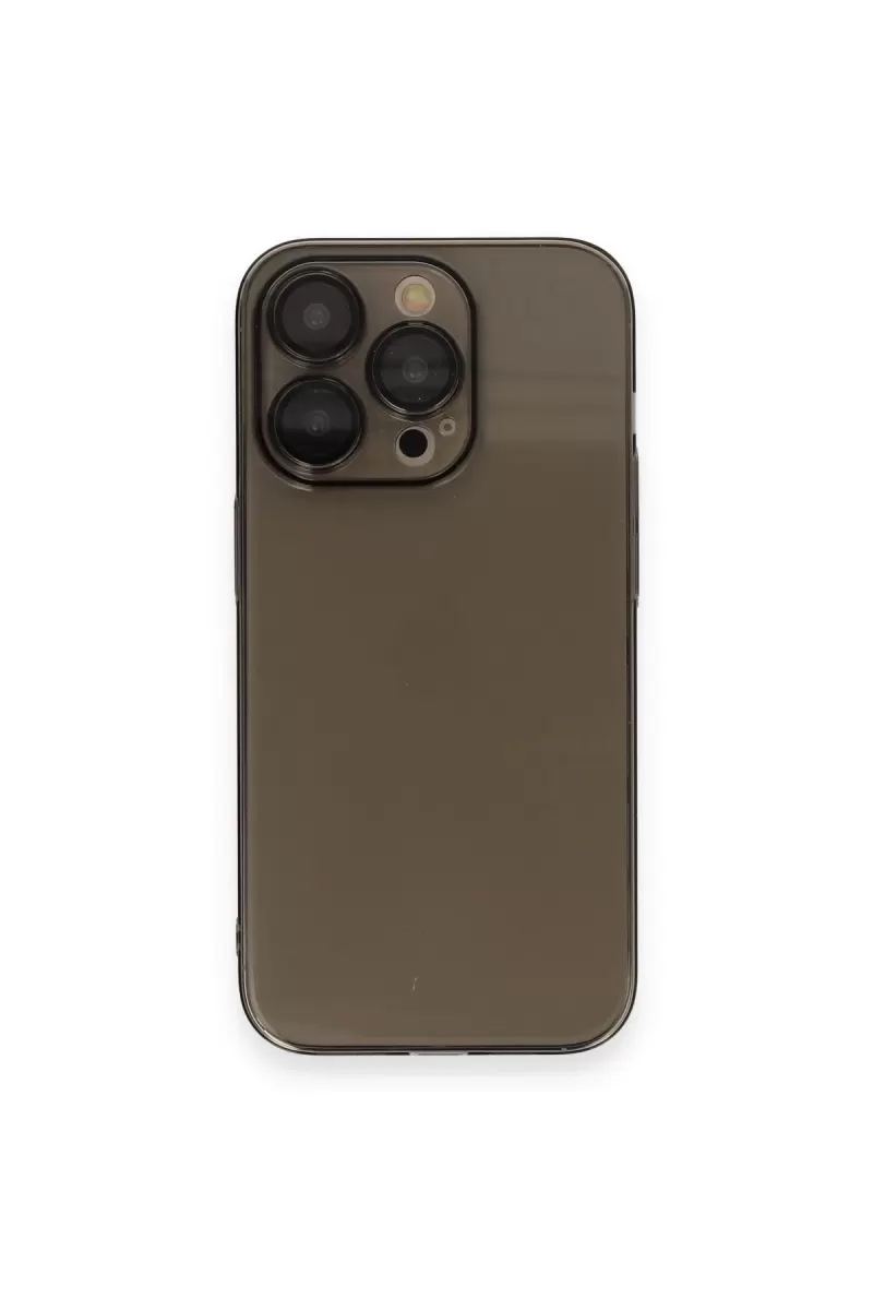 Newface Apple iPhone 13 Pro Kılıf Armada Lensli Kapak - Siyah