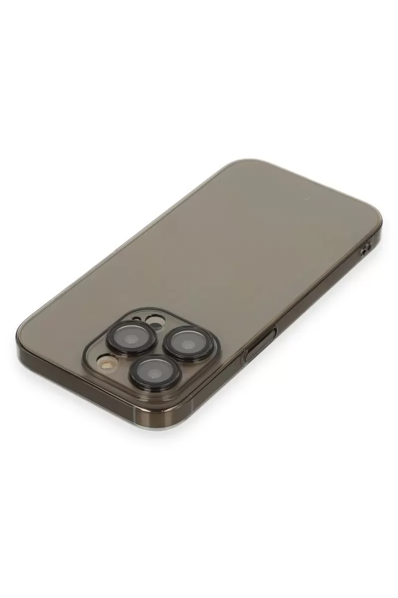 Newface Apple iPhone 13 Pro Kılıf Armada Lensli Kapak - Siyah
