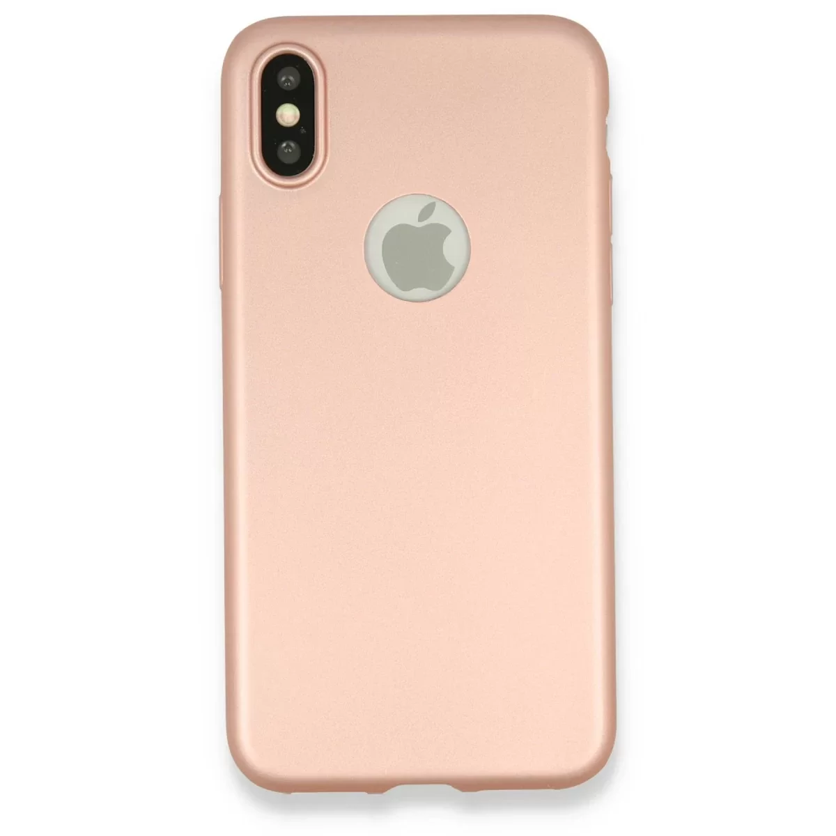 Newface Apple iPhone X Kılıf First Silikon - Rose Gold