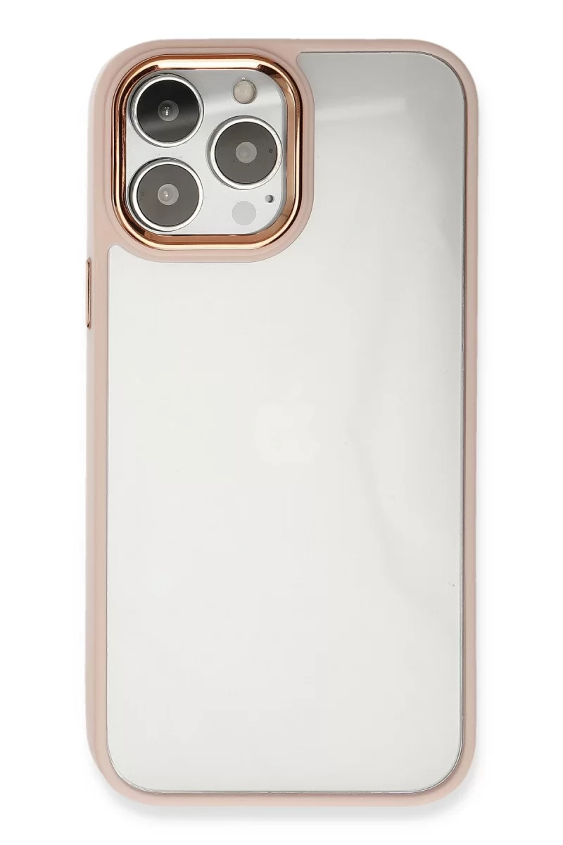 Newface Apple iPhone 14 Pro Kılıf Dora Kapak - Pudra